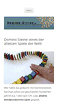 Mobile Screenshot of domino-steine.de