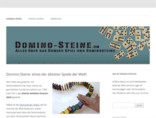 Tablet Screenshot of domino-steine.de